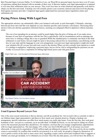 How Much Are Personal Injury Lawyer Charges?