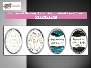 Customized Hershey Kisses - Personalized Sweet Treats for Every Event