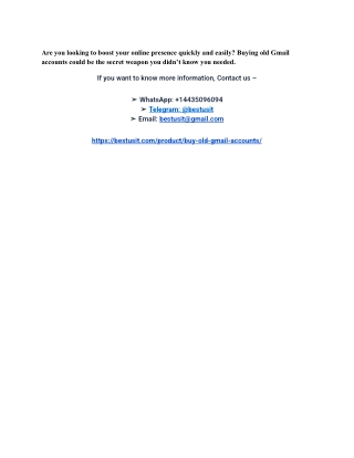 6 Best Sites To Buy Gmail Accounts in Bulk (PVA & Aged)