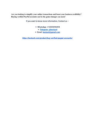 10 Online Platforms to Buy Verified PayPal Accounts