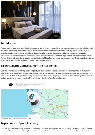 Contemporary Apartment Interiors in Mangalore: Blending Modern Design with Local