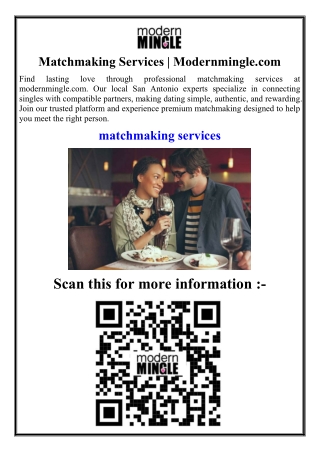 Matchmaking Services Modernmingle.com