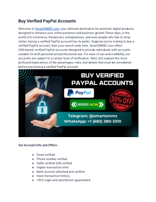 Are There Reputable Websites Offering USA-Verified PayPal Accounts_