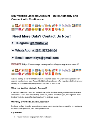 Buy Verified LinkedIn Account – Build Authority and Connect with Confidence