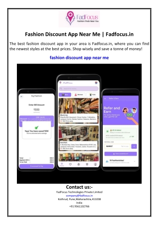 Fashion Discount App Near Me | Fadfocus.in