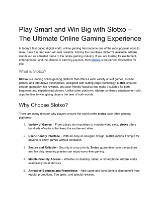 slotxo _ Play Online Slots at slotxo-auto.live