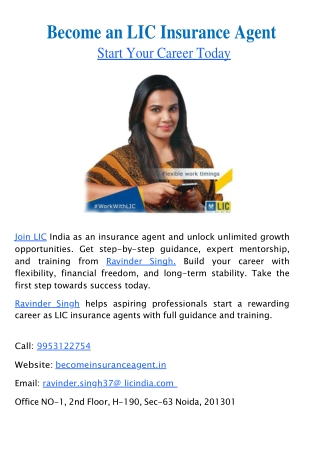 Become an LIC Insurance Agent
