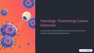 Oncology Solutions & Drug Delivery for Cancer | Venus Remedies