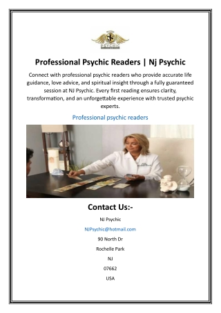 Professional Psychic Readers | Nj Psychic
