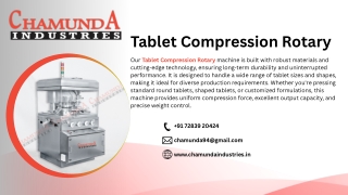 Tablet Compression Rotary
