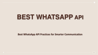 Best WhatsApp API Practices for Smarter Communication