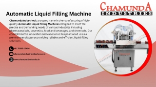 Automatic Liquid Filling Machine
