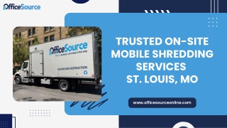 Trusted On-site Mobile Shredding Services St. Louis, MO (1)