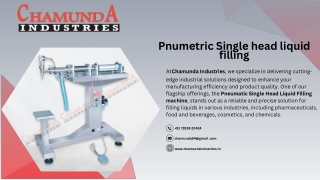 Pnumetric Single head liquid filling