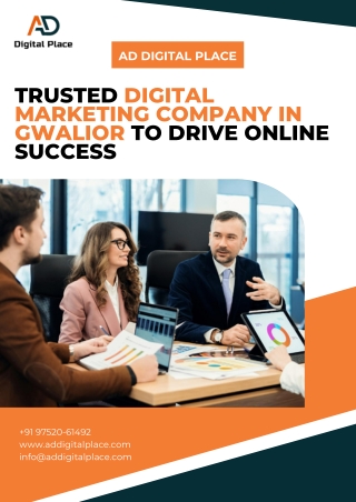 AD Digital Place – Trusted Digital Marketing Company in Gwalior to Drive Online Success
