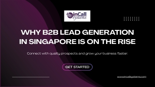 Why B2B Lead Generation in Singapore is on the Rise
