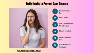 Daily Habits to Prevent Gum Disease