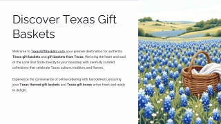 Discover Texas Gift Baskets