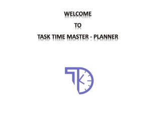 Task Time Master - Planner