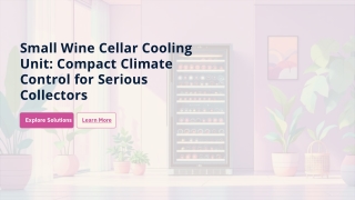 Small Wine Cellar Cooling Unit