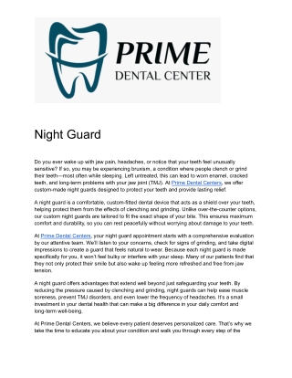 Night Guard