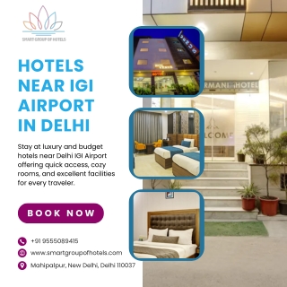 Hotels Near IGI Airport in Delhi
