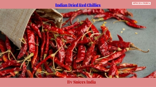Indian Dried Red Chillies