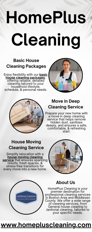 Basic House Cleaning Packages
