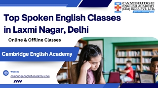 Top Spoken English Classes in Laxmi Nagar, Delhi