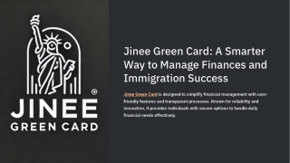 Jinee Green Card: Trusted by Users Worldwide