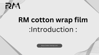 Premium Tama Wrap Solutions | RM Cotton Bale Wrap