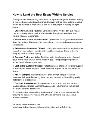How_to_Land_the_Best_Essay_Writing_Service