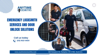 Emergency Locksmith Services and Door Unlock Solutions