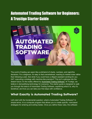 Automated Trading Software for Beginners_ A Trustigo Starter Guide