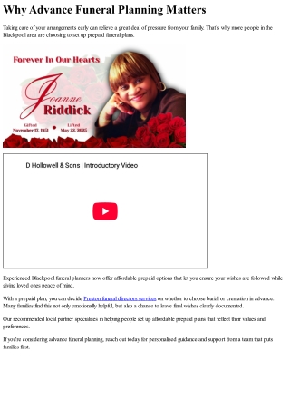 Planning an Environmentally Conscious Funeral