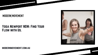 Yoga Newport NSW: Find Your Flow with Us.