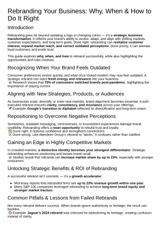 REBRANDING