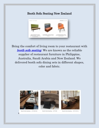 Booth Sofa Seating Saudi Arabia,foh.com.hk