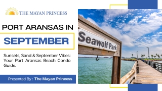 Port Aransas in September