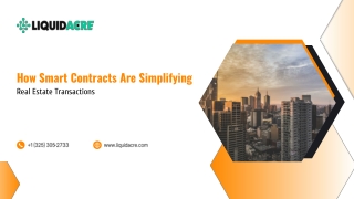 How Smart Contracts Are Simplifying Real Estate Transactions