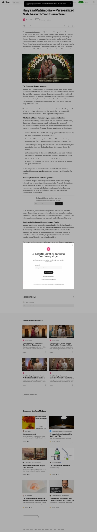 Haryana Matrimonial—Personalized Matches with Tradition & Trust