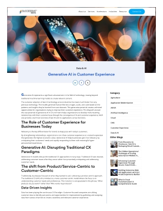 successive-tech-blog-generative-ai-in-customer-experience-