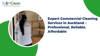 Expert Commercial Cleaning Services in Auckland – Professional, Reliable, Afford