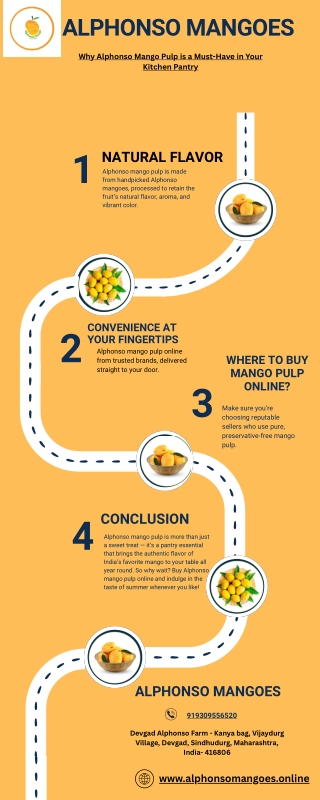 Buy Alphonso mango pulp Online | Alphonso mango