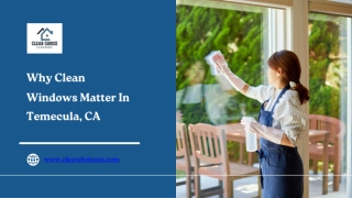 Why Clean Windows Matter In Temecula CA