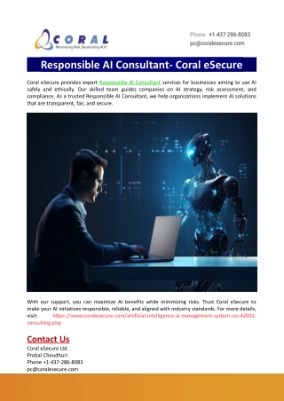 Responsible AI Consultant- Coral eSecure