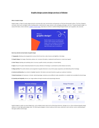 3 content of Graphic designing