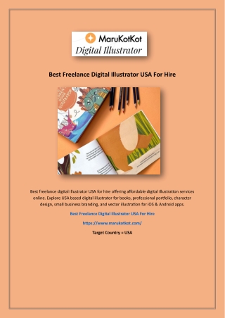 Best Freelance Digital Illustrator USA For Hire