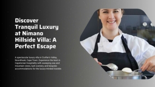 Discover Tranquil Luxury at Nimano Hillside Villa: A Perfect Escape