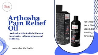 Arthosha Pain Relief Oil – Natural Solution for Pain